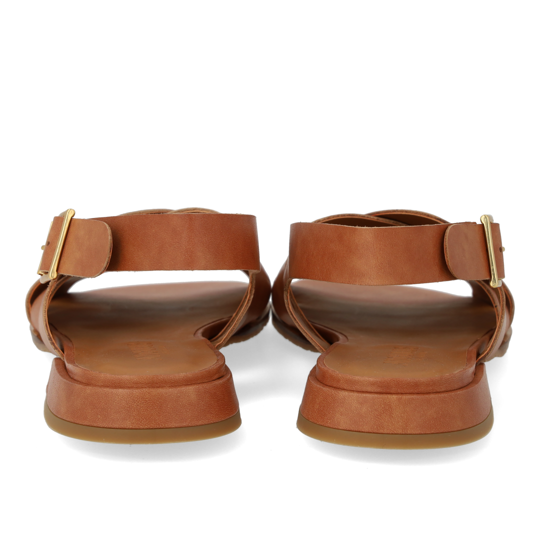 Sandal mit geflochtenem Detail