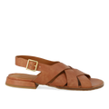Sandal mit geflochtenem Detail