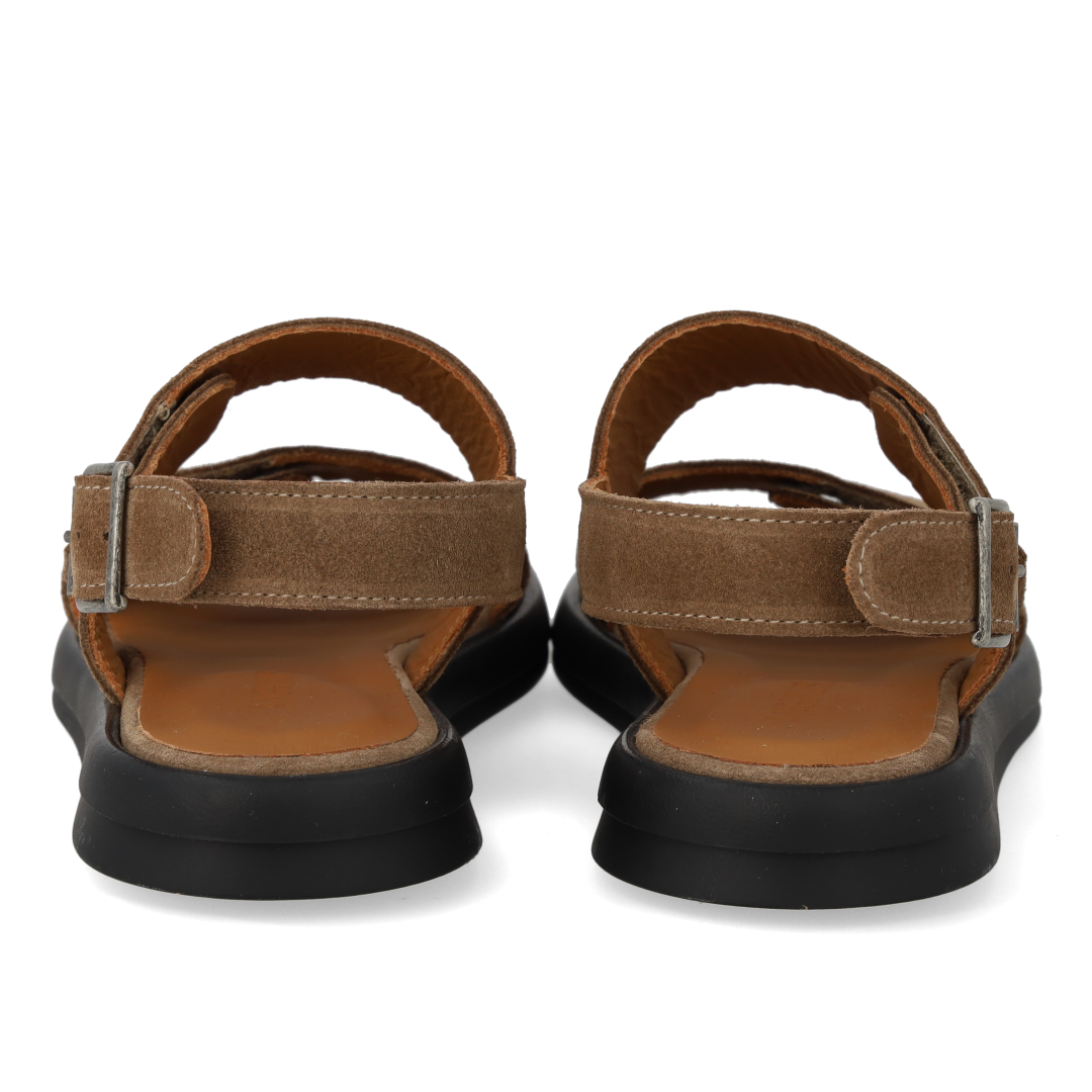 Sandal mit verstellbaren Klettverschlüssen