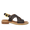 Riemchensandale mit Logoschnalle