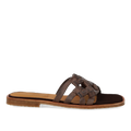 Slip-on-Sandale mit geflochtenem Detail