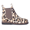 Chelsea-Stiefel aus gemustertem Ponyfell