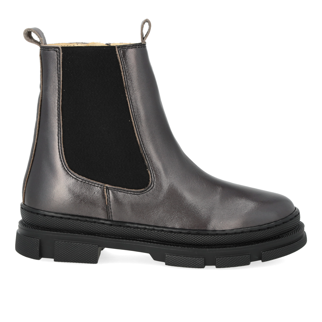 Stiefelette mit Elastik und Reißverschluss