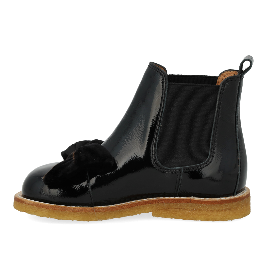 Chelsea-Stiefel mit Velours-Schleife