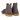 Chelsea-Stiefel mit Lackkappe und Schleife