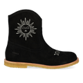 Cowboystiefel mit Sonnen- und Mondstickerei