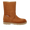 Klassischer mittelhoher TEX-Stiefel aus Wildleder