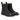 stiefelette mit glitzer und lackspitze