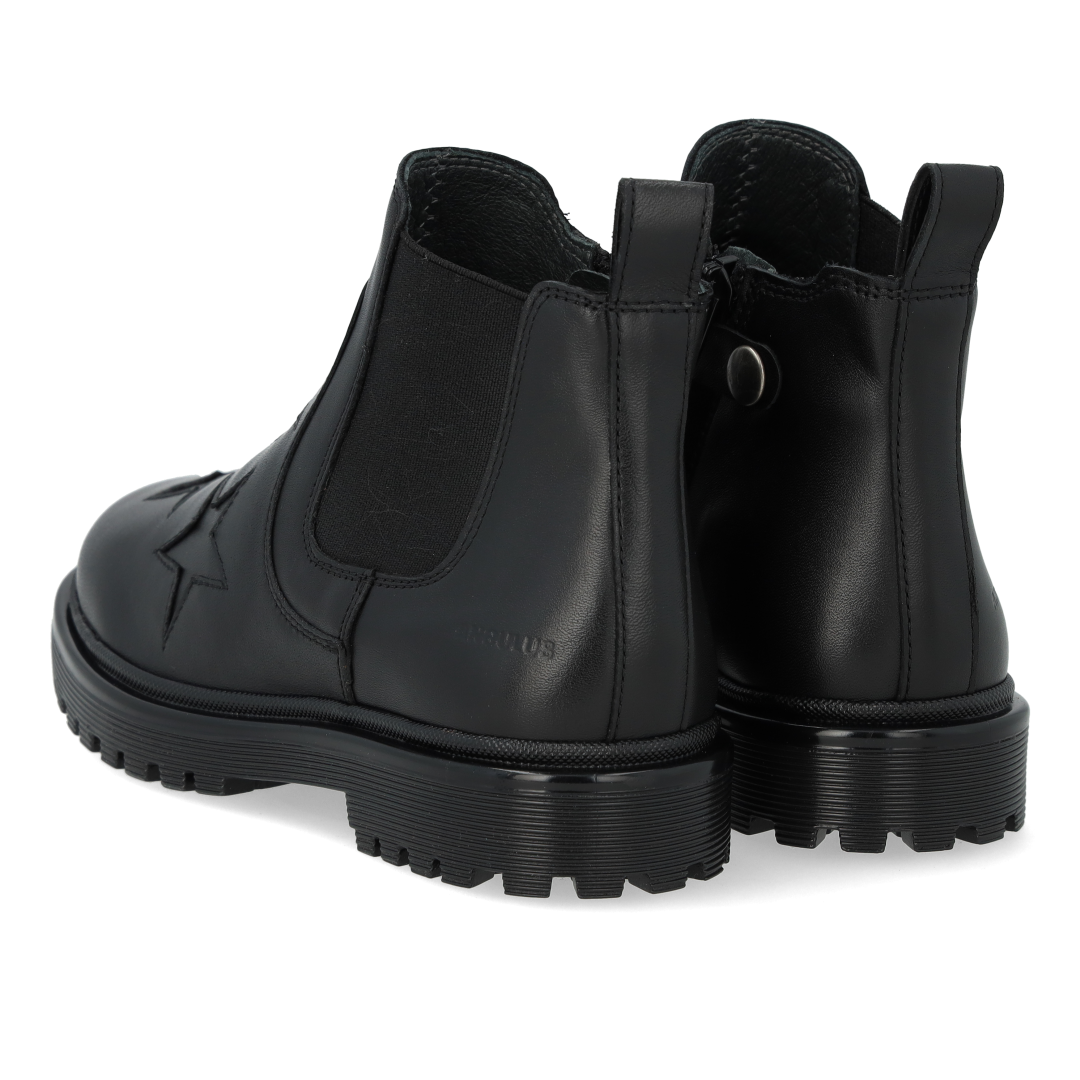 Chelsea-Stiefel mit sternförmigem Cut-out-Muster