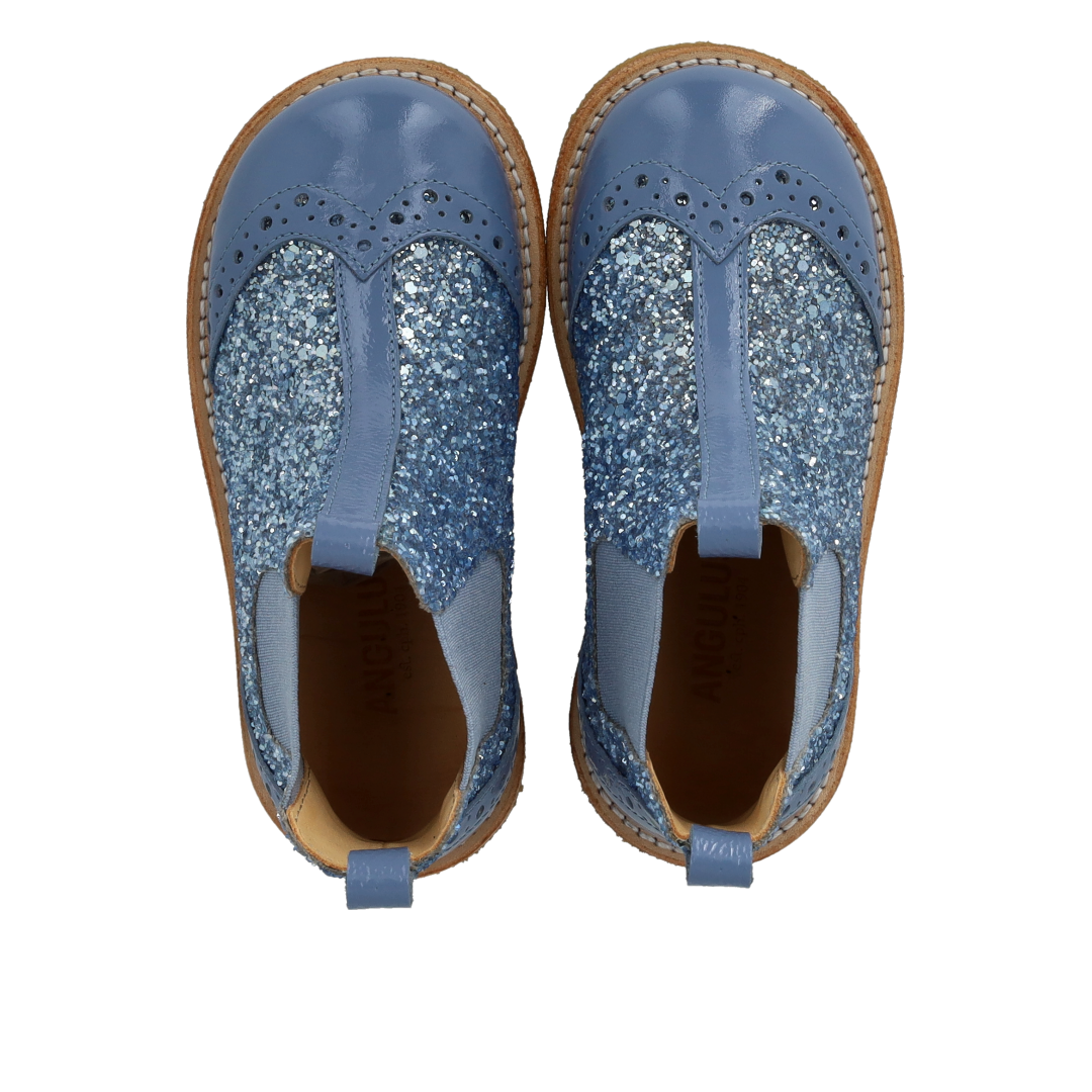 Chelsea-Stiefel mit Brogue-Lochmuster
