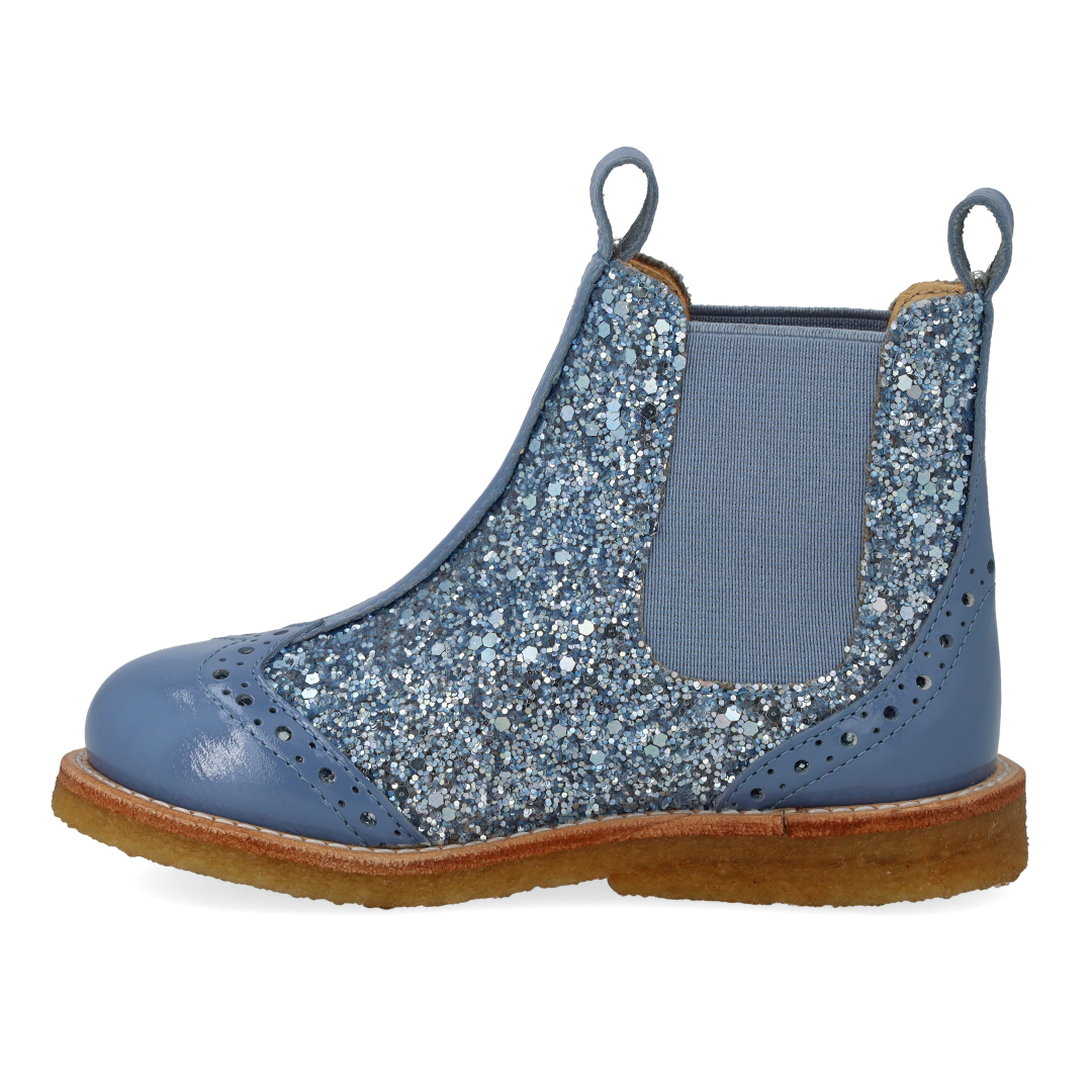 Chelsea-Stiefel mit Brogue-Lochmuster