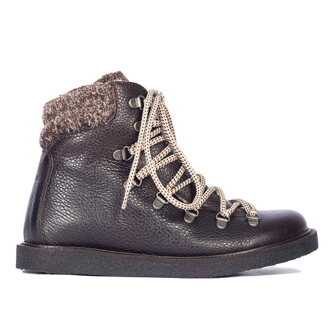 Winterschnürstiefel mit weichem Wollfutter