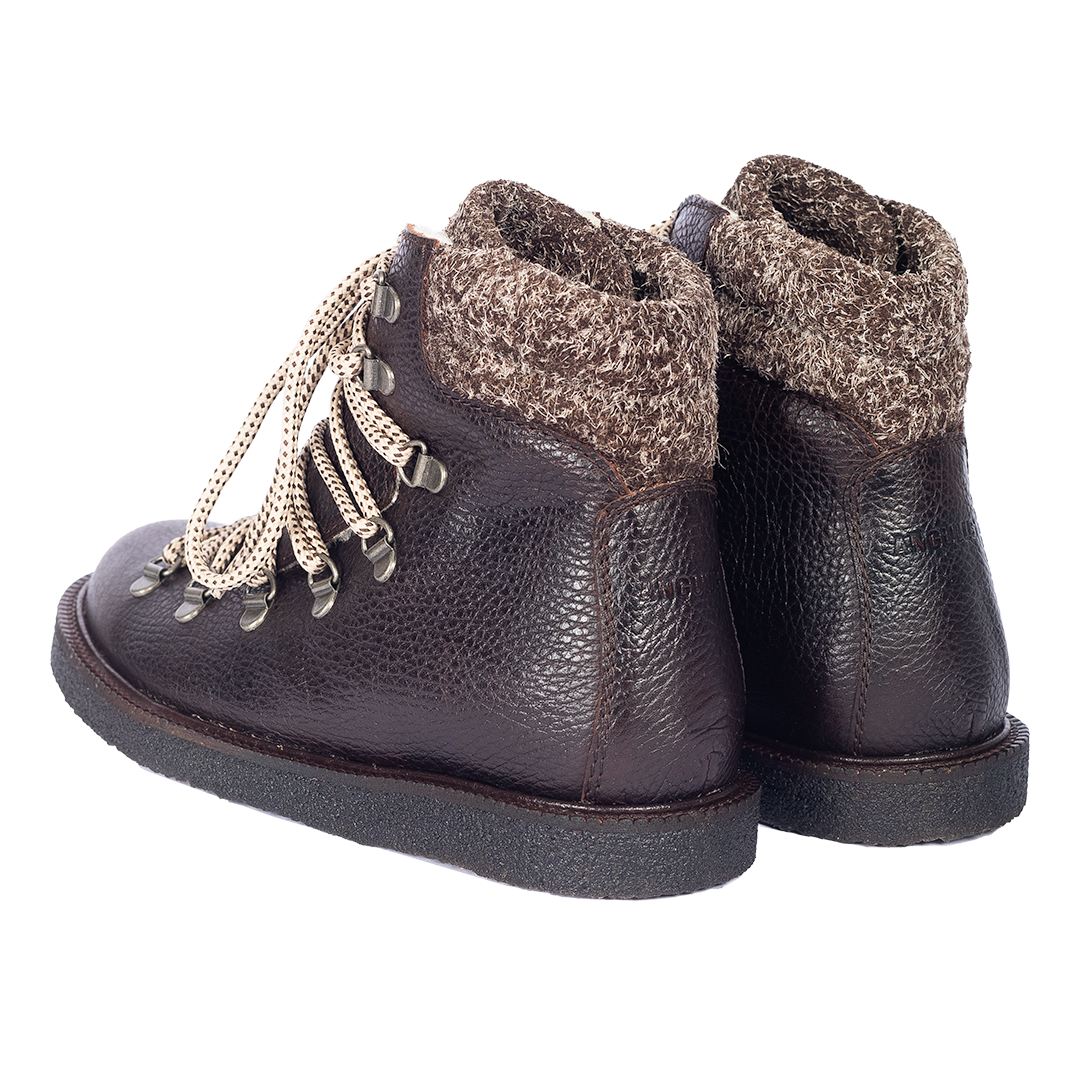 Winterschnürstiefel mit weichem Wollfutter