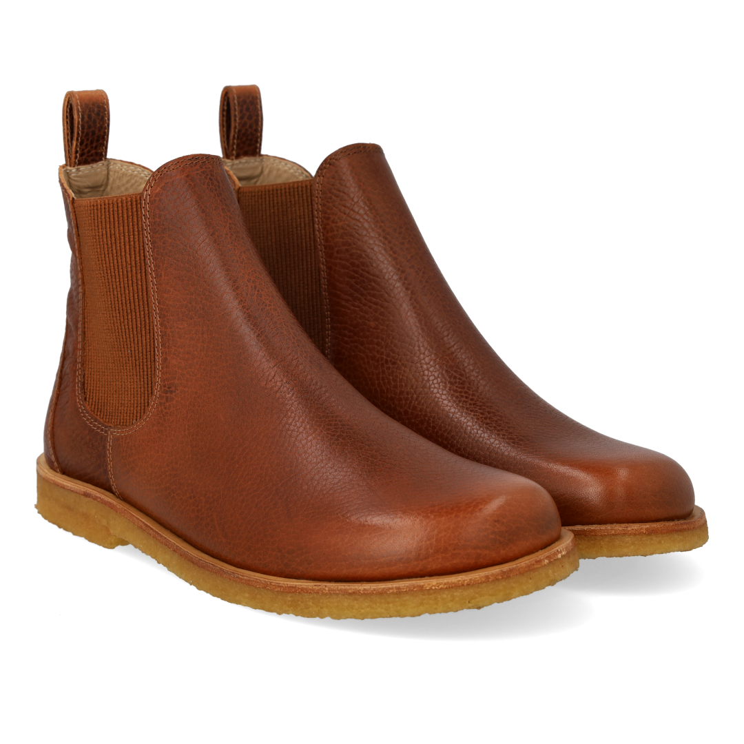 Chelsea-Stiefel mit Elastikeinsatz und weiter Passform