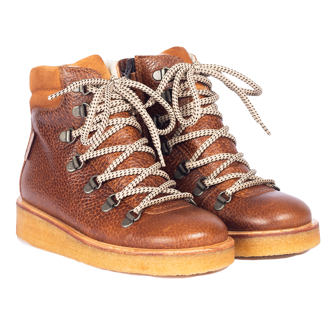 TEX-Stiefel mit Schnürung und Reißverschluss