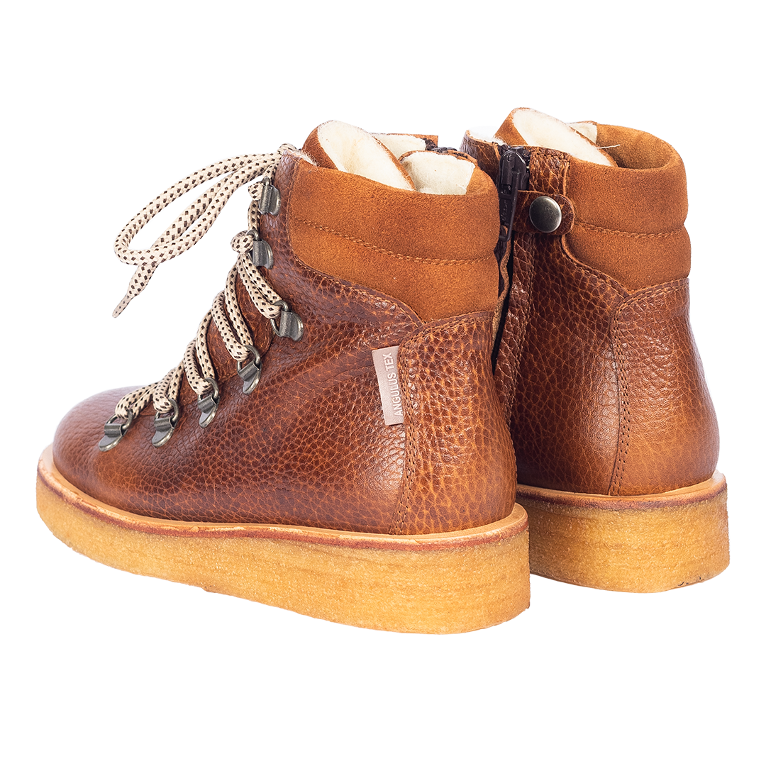 TEX-Stiefel mit Schnürung und Reißverschluss