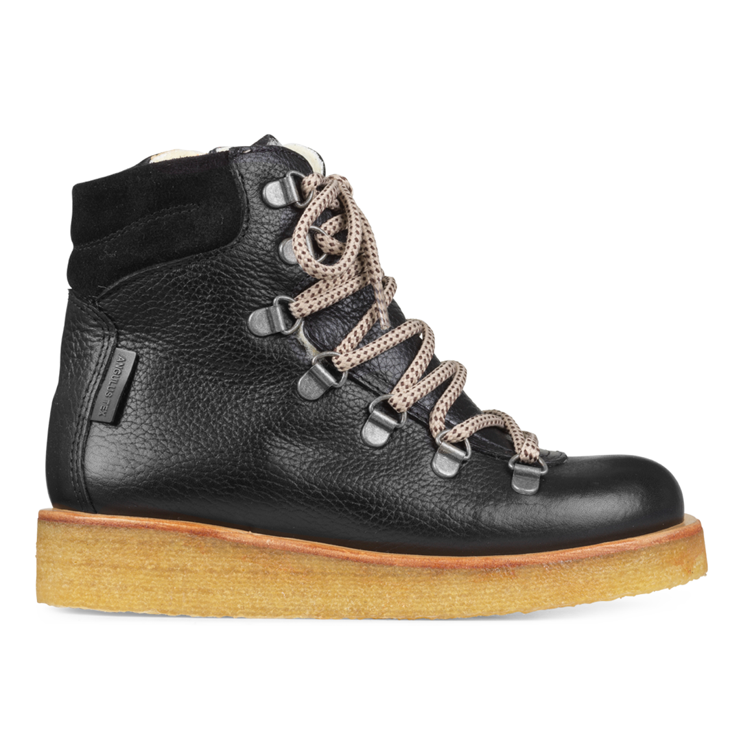 TEX-Stiefel mit Schnürung und Reißverschluss