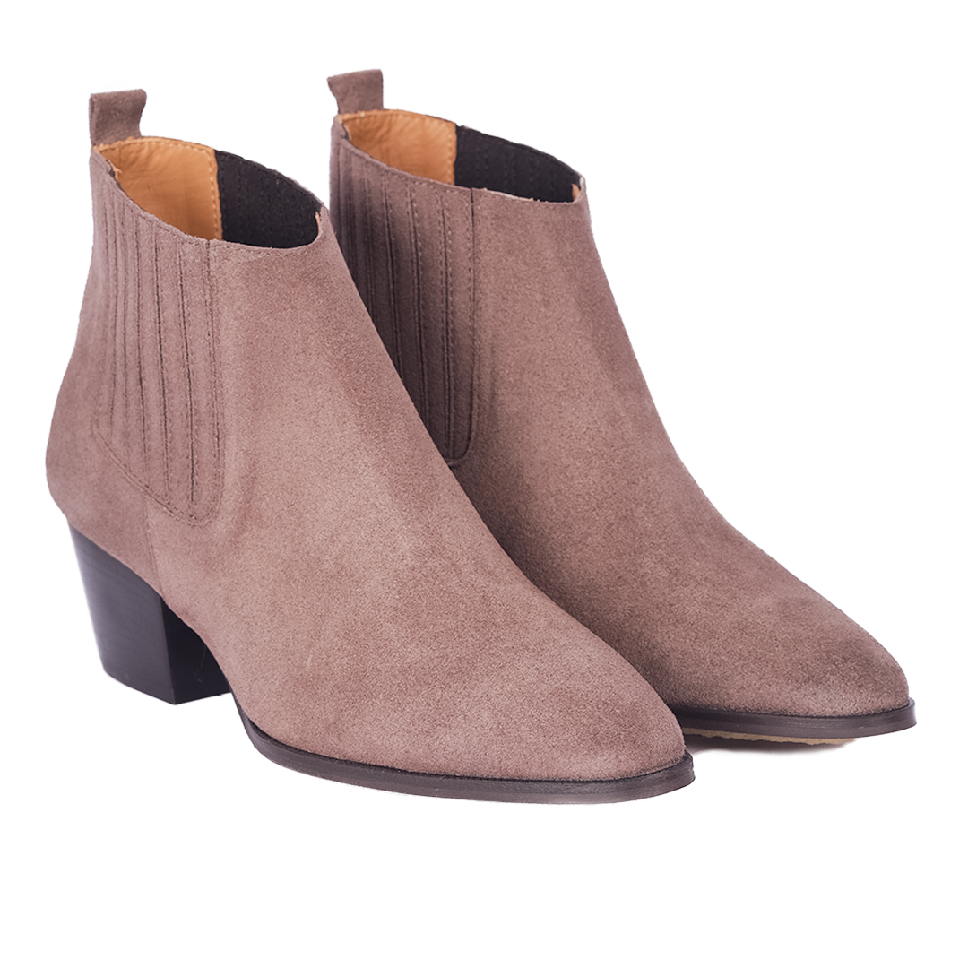 Stiefelette mit Absatz