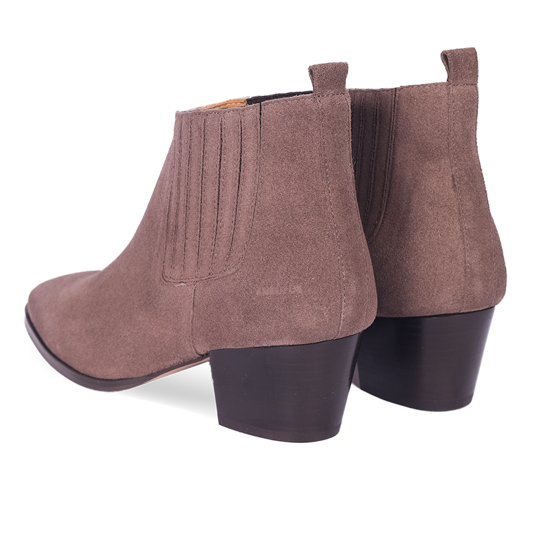 Stiefelette mit Absatz