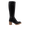 70er-inspirierter langschaftiger lederstiefel
