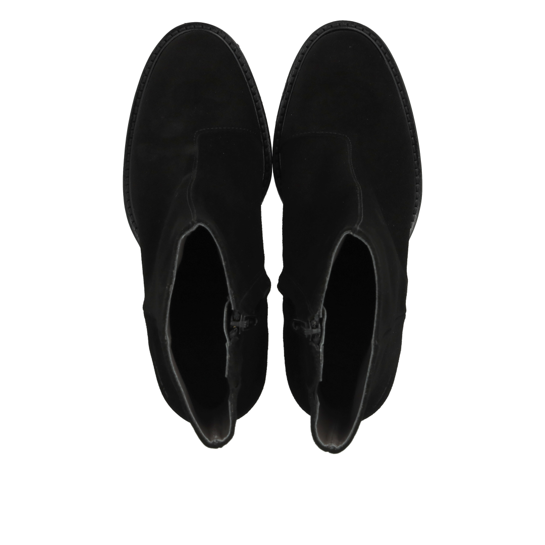 70er-inspirierter Lederstiefel