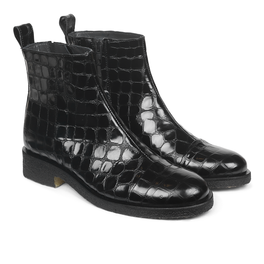 Stiefel mit Reißverschluss
