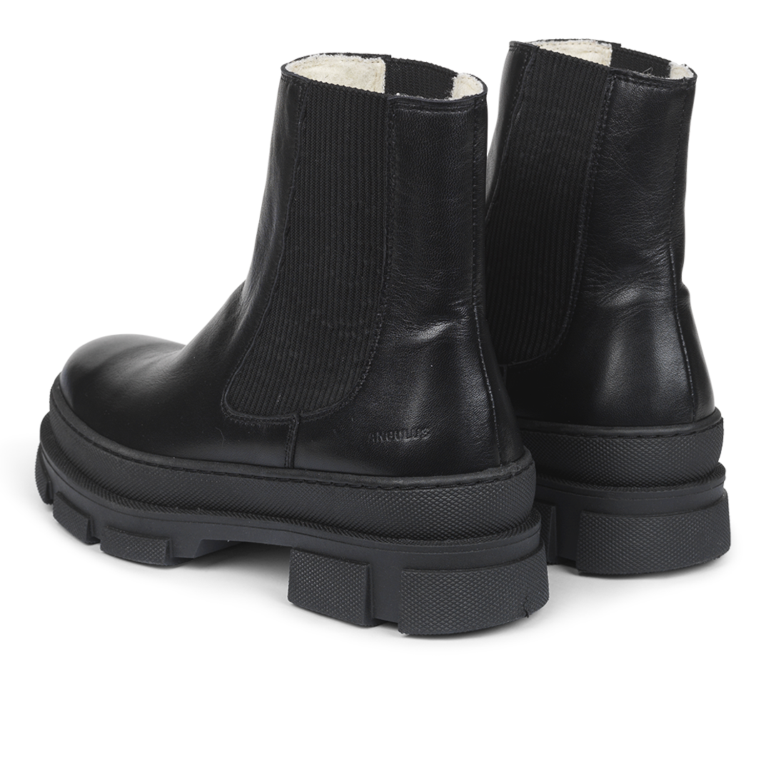 Chelsea-Stiefel mit Wollfutter