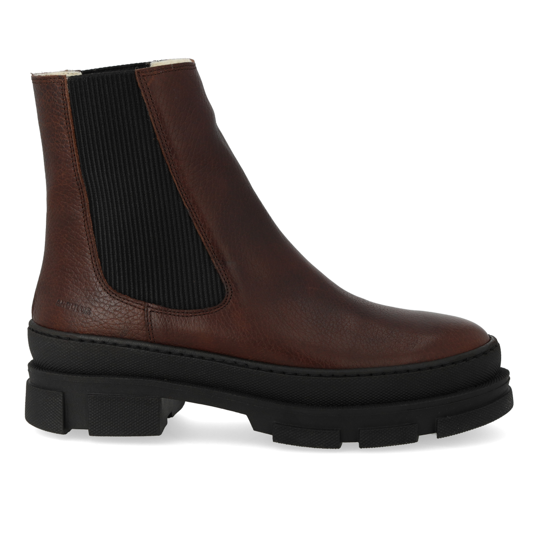 Chelsea-Stiefel mit Wollfutter