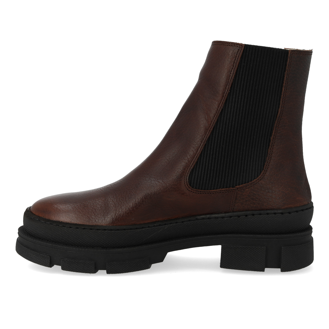 Chelsea-Stiefel mit Wollfutter