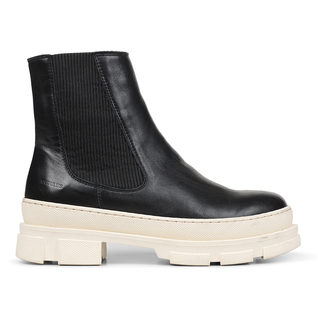 Chelsea-Stiefel mit Wollfutter