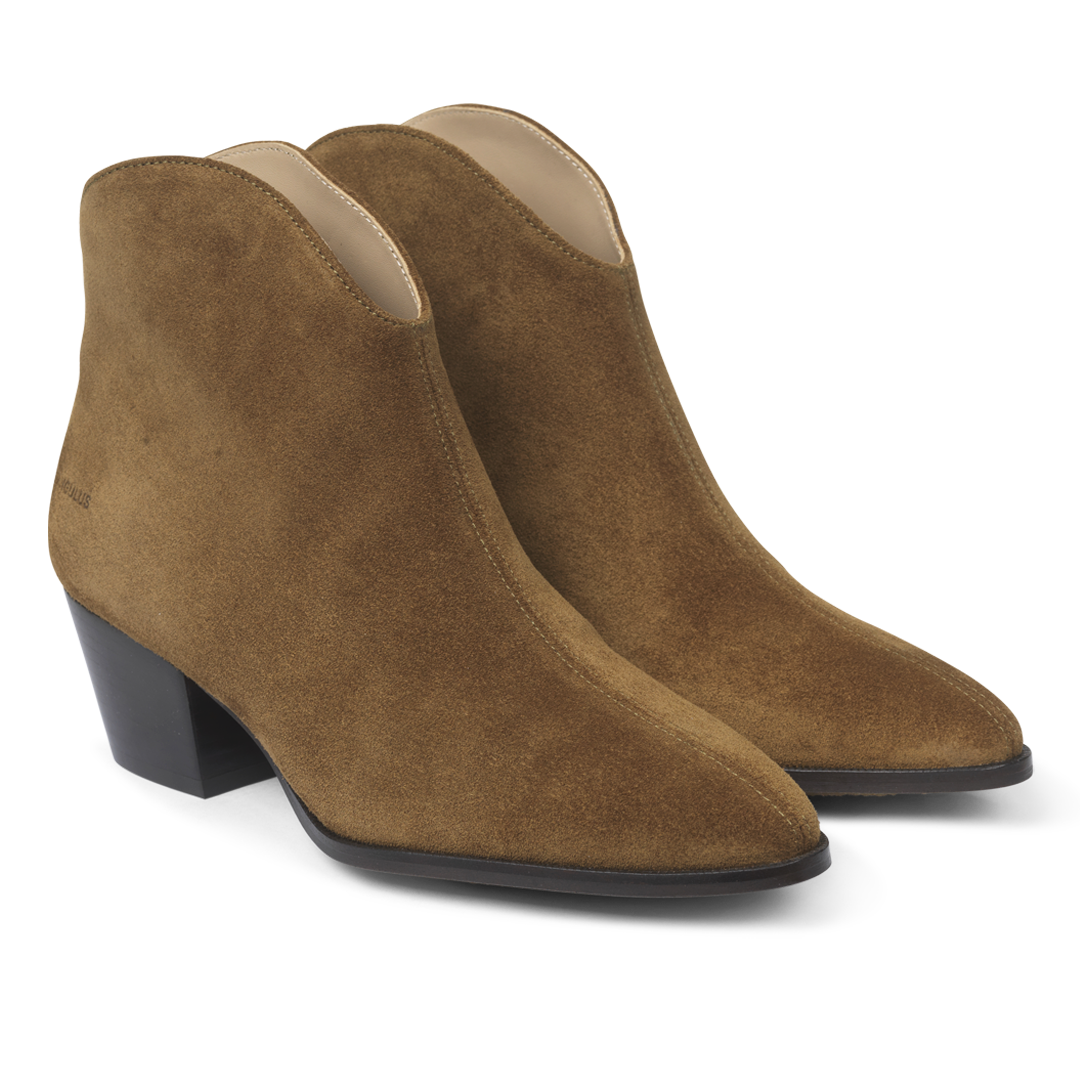 Knöchelstiefel mit Absatz