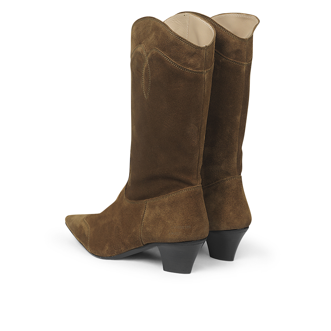 Cowboystiefelette mit Reißverschluss