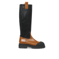 Langschaftstiefel mit Reißverschluss