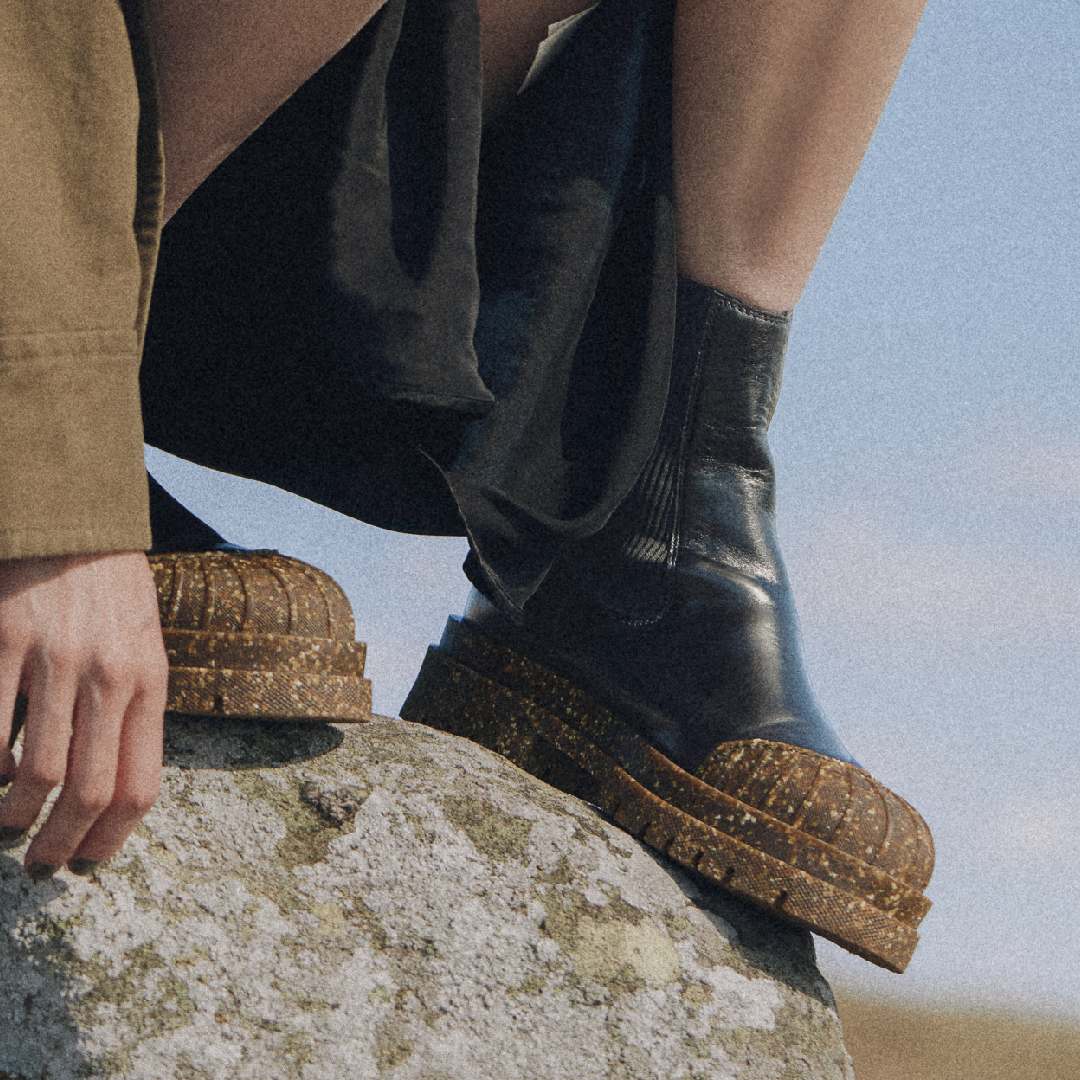 Stiefel mit Gummizug