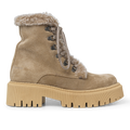 Klobiger schnürstiefel mit weichem merino-wollfutter