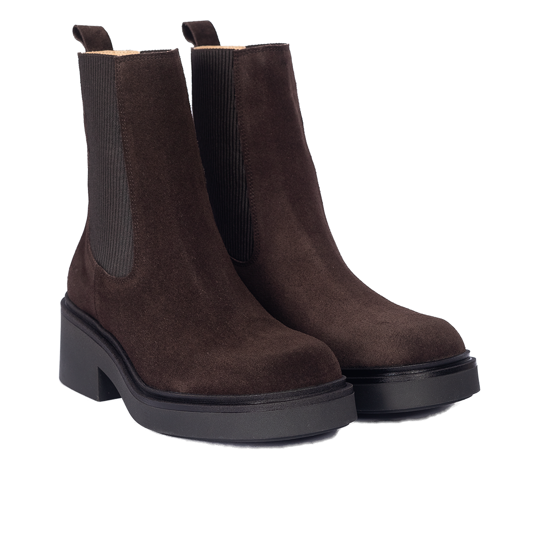 Stiefel mit Gummizug
