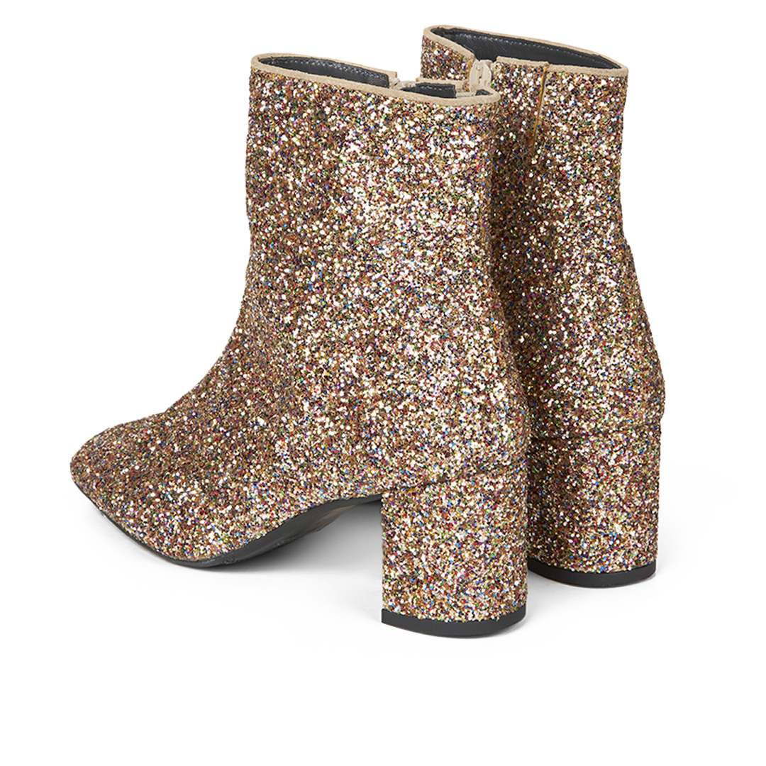 Funkelnder Glitzerstiefel