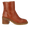 Stiefelette mit Blockabsatz und Reißverschluss