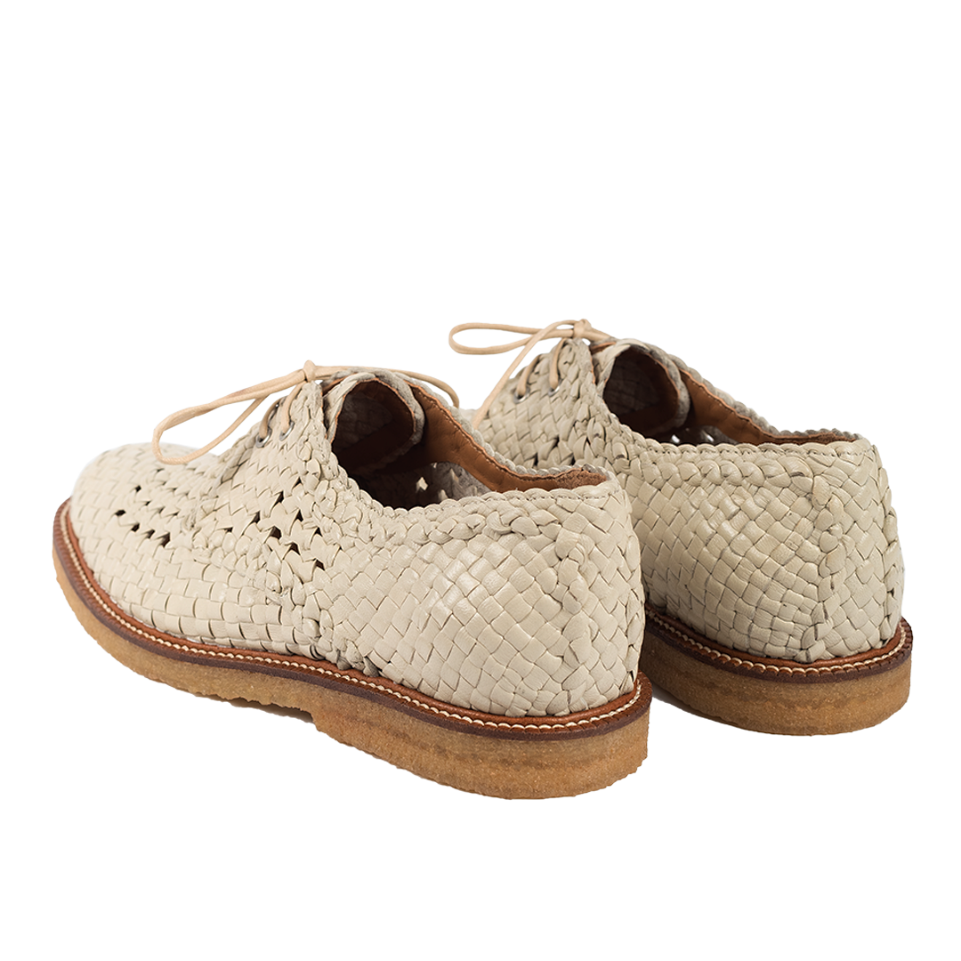 Handgeflochtene Schnürschuhe
