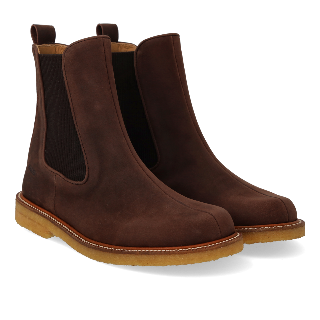 Chelsea-Stiefel mit zentrierter Steppnaht