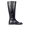 Lederstiefel mit langem Schaft und weiter Passform