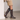 Stiefel mit langem Schaft und geflochtenen Ziernähten