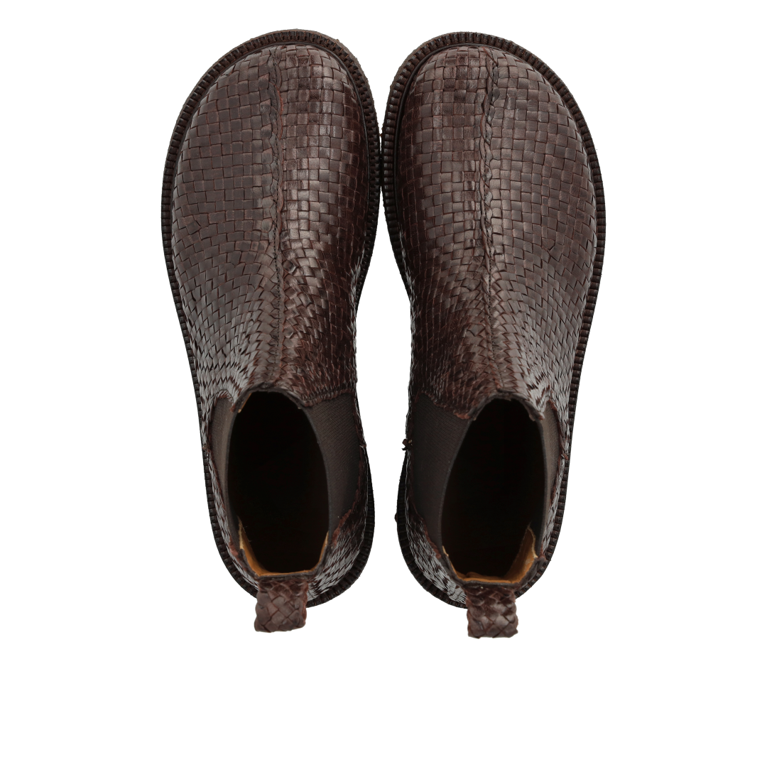 Handgeflochtener Chelsea-Stiefel