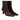 Skulpturale Stiefelette mit spitzer Spitze