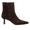 Skulpturale Stiefelette mit spitzer Spitze