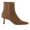 Skulpturale Stiefelette mit spitzer Zehenpartie
