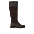 Langschaftstiefel mit Steppdetail