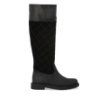 Langschaftstiefel mit Steppdetail