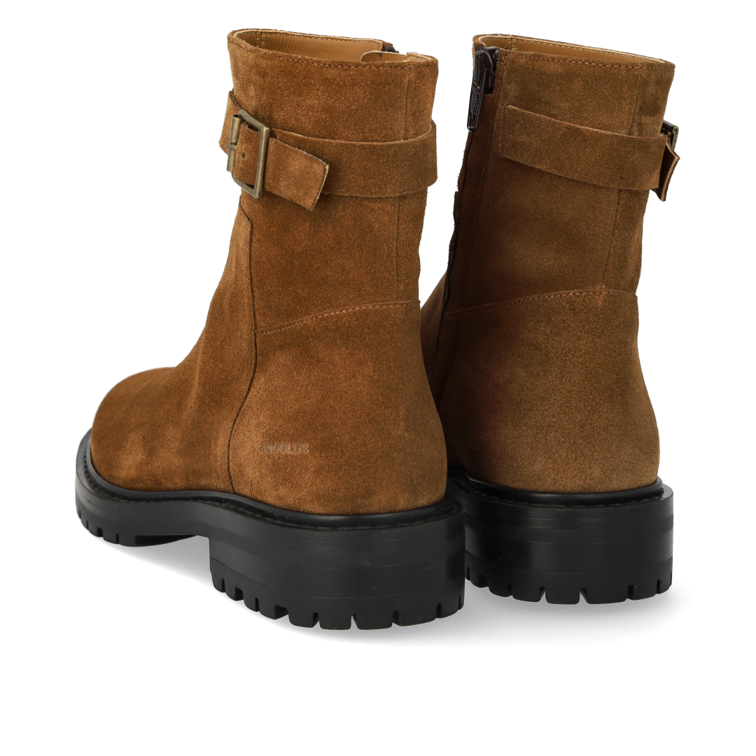 Stiefel mit dekorativem Schnallendetail
