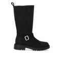 Mittelhoher Stiefel mit Logo-Schnalle